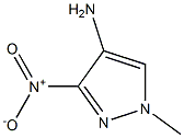 1H-Pyrazol-4-amine,1-methyl-3-nitro-(9CI) 化学構造式
