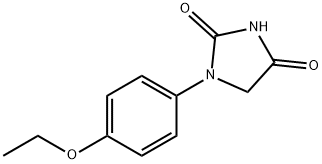 2,4-Imidazolidinedione,1-(4-ethoxyphenyl)-(9CI) 化学構造式