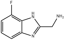 1H-Benzimidazole-2-methanamine,4-fluoro-(9CI) Struktur