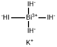 potassium tetraiodobismuthate Struktur