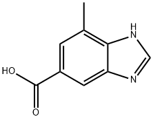 1H-Benzimidazole-5-carboxylicacid,7-methyl-(9CI) Structure