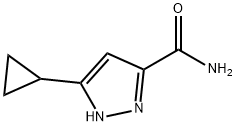 1H-Pyrazole-3-carboxamide,5-cyclopropyl-(9CI) Struktur