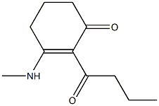 2-Cyclohexen-1-one,3-(methylamino)-2-(1-oxobutyl)-(9CI)|