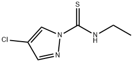 1H-Pyrazole-1-carbothioamide,4-chloro-N-ethyl-(9CI) 结构式