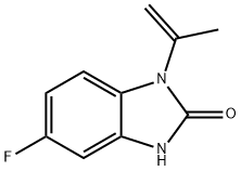 2H-Benzimidazol-2-one,5-fluoro-1,3-dihydro-1-(1-methylethenyl)-(9CI) 结构式