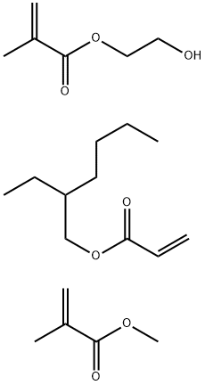 2-Propenoic acid, 2-methyl-, 2-hydroxyethyl ester, polymer with 2-ethylhexyl 2-propenoate and methyl 2-methyl-2-propenoate