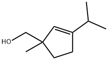 2-Cyclopentene-1-methanol,1-methyl-3-(1-methylethyl)-(9CI) 结构式