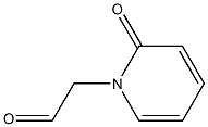 1(2H)-Pyridineacetaldehyde,2-oxo-(9CI) Structure