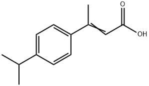 2-Butenoicacid,3-[4-(1-methylethyl)phenyl]-(9CI) 结构式