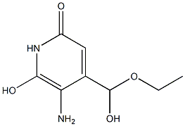 2(1H)-Pyridinone,3-amino-4-(ethoxyhydroxymethyl)-6-hydroxy-(9CI)|