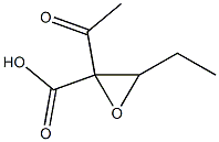 Pentonic acid, 2-C-acetyl-2,3-anhydro-4,5-dideoxy- (9CI) 结构式