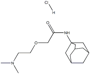 2-[2-(dimethylamino)ethoxy]-N-tricyclo[3.3.1.13,7]dec-1-ylacetamide monohydrochloride|2-[2-(dimethylamino)ethoxy]-N-tricyclo[3.3.1.13,7]dec-1-ylacetamide monohydrochloride