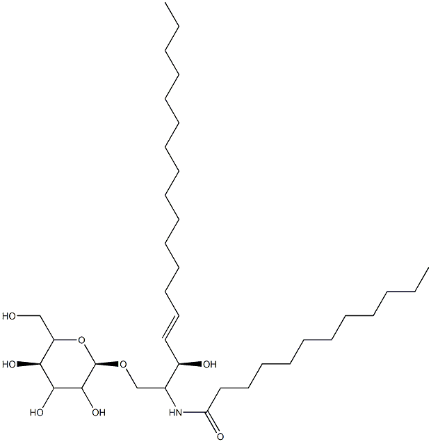 41613-14-3 D-GALACTOSYL-Β-1,1' N-LAUROYL-D-ERYTHRO-SPHINGOSINE;C12 GALACTOSYL(Β) CERAMIDE (D18:1/12:0)