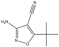 4-Isoxazolecarbonitrile,3-amino-5-(1,1-dimethylethyl)-(9CI) Struktur