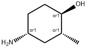 Cyclohexanol, 4-amino-2-methyl-, (1R,2R,4R)-rel- (9CI) Struktur
