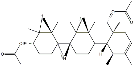 (18α,19α)-Urs-20-ene-3β,16β-diol diacetate,42482-72-4,结构式