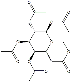 α-D-Altropyranose pentaacetate Struktur