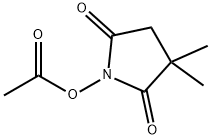 2,5-Pyrrolidinedione,1-(acetyloxy)-3,3-dimethyl-(9CI) 结构式