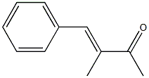 (E)-3-甲基-4-苯基丁-3-烯-2-酮 结构式