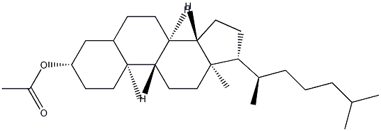 3β-Acetoxycholestane Structure