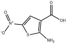 3-Thiophenecarboxylicacid,2-amino-5-nitro-(9CI) 结构式