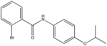 2-bromo-N-[4-(propan-2-yloxy)phenyl]benzamide,433326-49-9,结构式
