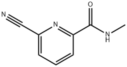 2-Pyridinecarboxamide,6-cyano-N-methyl-(9CI) Structure