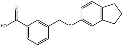 3-[(2,3-dihydro-1H-inden-5-yloxy)methyl]benzoic acid