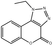 [1]Benzopyrano[3,4-d]-1,2,3-triazol-4(1H)-one,1-ethyl-(9CI) Structure