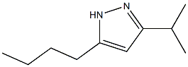 1H-Pyrazole,3-butyl-5-(1-methylethyl)-(9CI),442887-08-3,结构式