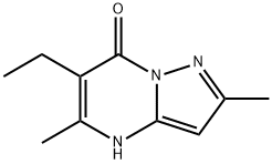 6-ethyl-2,5-dimethylpyrazolo[1,5-a]pyrimidin-7(4H)-one Struktur