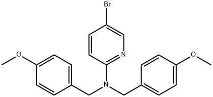 5-BROMO-2-[BIS(4-METHOXYBENZYL)AMINO]PYRIDINE 结构式