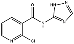 2-chloro-N-(1H-1,2,4-triazol-3-yl)nicotinamide,444938-07-2,结构式