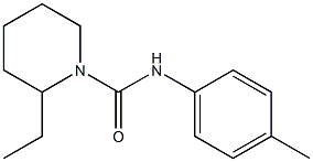 1-피페리딘카르복사미드,2-에틸-N-(4-메틸페닐)-(9CI)
