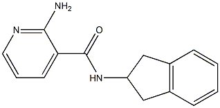 3-Pyridinecarboxamide,2-amino-N-(2,3-dihydro-1H-inden-2-yl)-(9CI) 结构式