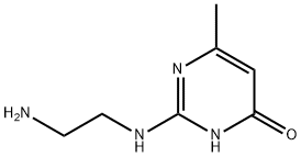 4(1H)-Pyrimidinone,2-[(2-aminoethyl)amino]-6-methyl-(9CI) Structure