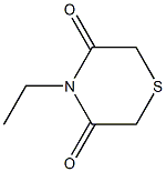 3,5-Thiomorpholinedione,4-ethyl-(9CI) 化学構造式