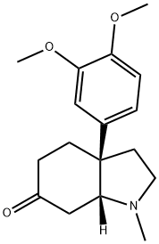 蕃杏科生物碱, 468-53-1, 结构式