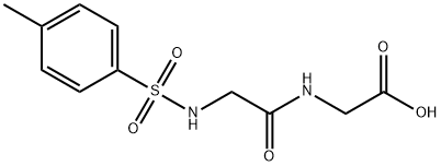 2-[2-(4-甲基苯磺酰胺)乙酰胺]乙酸, 4703-34-8, 结构式