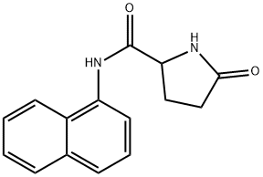 N-(萘-1-基)-5-氧代吡咯烷-2-甲酰胺,471917-20-1,结构式