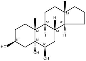雄甾-3,5,6??三醇, 4725-51-3, 结构式