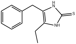2H-Imidazole-2-thione,4-ethyl-1,3-dihydro-5-(phenylmethyl)-(9CI) 化学構造式