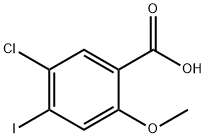 5-chloro-4-iodo-2-methoxybenzoic acid Structure