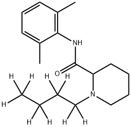 Bupivacaine-d9 Struktur