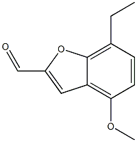 2-Benzofurancarboxaldehyde,7-ethyl-4-methoxy-(9CI),477735-62-9,结构式