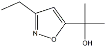 5-Isoxazolemethanol,3-ethyl--alpha-,-alpha--dimethyl-(9CI) 化学構造式