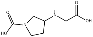 1-Pyrrolidinecarboxylicacid,3-[(carboxymethyl)amino]-(9CI),478272-62-7,结构式