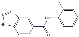 1H-Indazole-5-carboxamide,N-(2-methylphenyl)-(9CI) Struktur