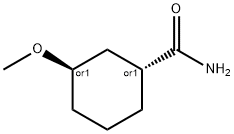 Cyclohexanecarboxamide, 3-methoxy-, (1R,3R)-rel- (9CI) Structure