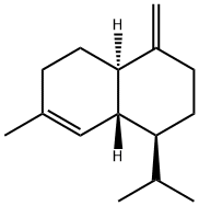 [1S,(+)]-1,2,3,4,4aβ,5,6,8aα-Octahydro-7-methyl-4-methylene-1-isopropylnaphthalene,483-74-9,结构式